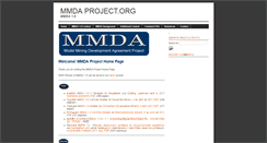 Desktop Screenshot of mmdaproject.org