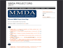 Tablet Screenshot of mmdaproject.org